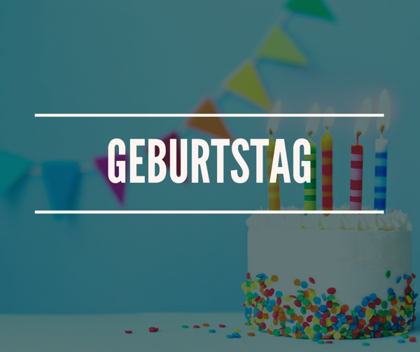 Geburtstag