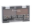Augenbrauensets Rimmel London Brow This Way 2,4 g 002 Medium Brown