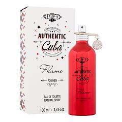 Eau de Toilette Cuba Authentic Flame 100 ml