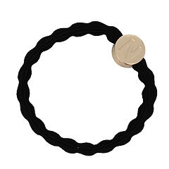 Haargummi By Eloise London Letter Charms Gold 1 St. N Black