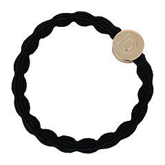 Haargummi By Eloise London Letter Charms Gold 1 St. D Black