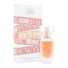 Eau de Toilette Naomi Campbell Here To Shine 15 ml