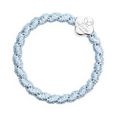 Haargummi By Eloise London Woven Silver Quatrefoil 1 St. Faded Denim