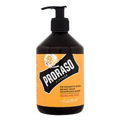 Bartshampoo PRORASO Wood & Spice  Beard Wash 200 ml
