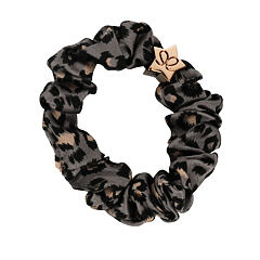 Haargummi By Eloise London Silk Scrunchie Gold Star 1 St. Grey Leopard
