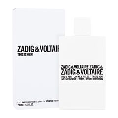 Körperlotion Zadig & Voltaire This is Her! 200 ml