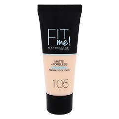 Foundation Maybelline Fit Me! Matte + Poreless 30 ml 105 Natural Ivory