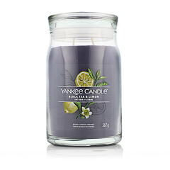 Duftkerze Yankee Candle Signature Black Tea & Lemon 567 g