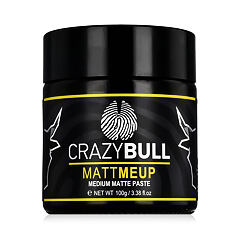 Haarcreme Crazy Bull MattMeup Medium Matte Paste 100 g