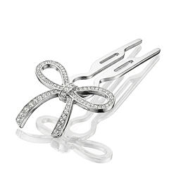 Haarspange Fiona Franchimon Nº1 Hairpin Steel Crystals By Swarovski 1 St. White Gold Finish