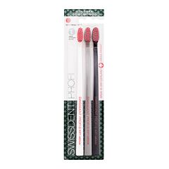 Zahnbürste Swissdent Profi Colours Trio Soft-Medium 3 St. Black, Red, Blue