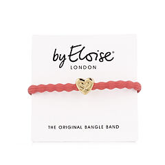 Haargummi By Eloise London Gold Heart 1 St. Coral