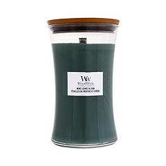 Duftkerze WoodWick Mint Leaves & Oak 610 g