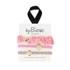 Haargummi By Eloise London Bangle Set Think Pink 1 St.