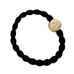 Haargummi By Eloise London Letter Charms Gold 1 St. V Black