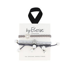 Haargummi By Eloise London Bangle Set Shades of Grey 1 St.