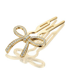 Haarspange Fiona Franchimon Nº1 Hairpin Steel Crystals By Swarovski 1 St. Yellow Gold Finish