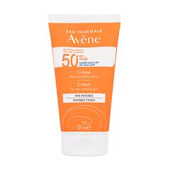 Sonnenschutz fürs Gesicht Avene Sun Cream Invisible Finish Fragrance-Free SPF50+ 50 ml