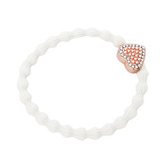 Haargummi By Eloise London Rose Gold Bling Heart 1 St. Cream