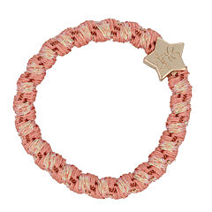 Haargummi By Eloise London Woven Gold Star 1 St. Coral Pink
