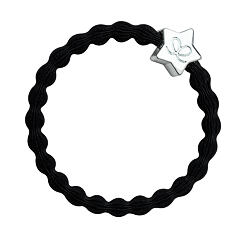 Haargummi By Eloise London Bling Charms Silver Diamanté Star 1 St. Black