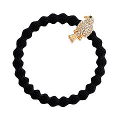 Haargummi By Eloise London Bling Charms Gold Diamanté Bird 1 St. černá