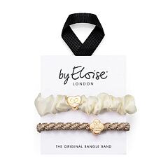 Haargummi By Eloise London Bangle Set Cream and Gold 1 St.