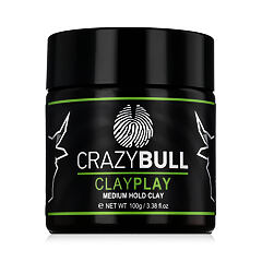 Haarcreme Crazy Bull ClayPlay Medium Hold Clay 100 g