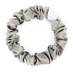 Haargummi By Eloise London Silk Scrunchie Silver Heart 1 St. Moonlight