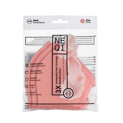 Mundschutz und Respirator NEQI Adult Community Face Coverings S-M Pink 3 St.