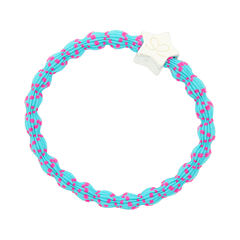 Haargummi By Eloise London Silver Star 1 St. Neon Pink on Neon Blue