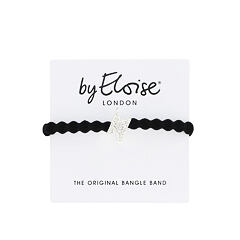 Haargummi By Eloise London Silver Bling Diamanté Bolt 1 St. Black