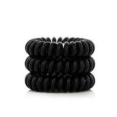 Haargummi Invisibobble Power Performance Hair Spiral 3 St. True Black - černá