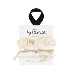 Haargummi By Eloise London Bangle Set White Party 1 St.