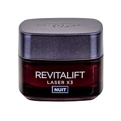 Nachtcreme L'Oréal Paris Revitalift Laser X3 Night Cream 50 ml